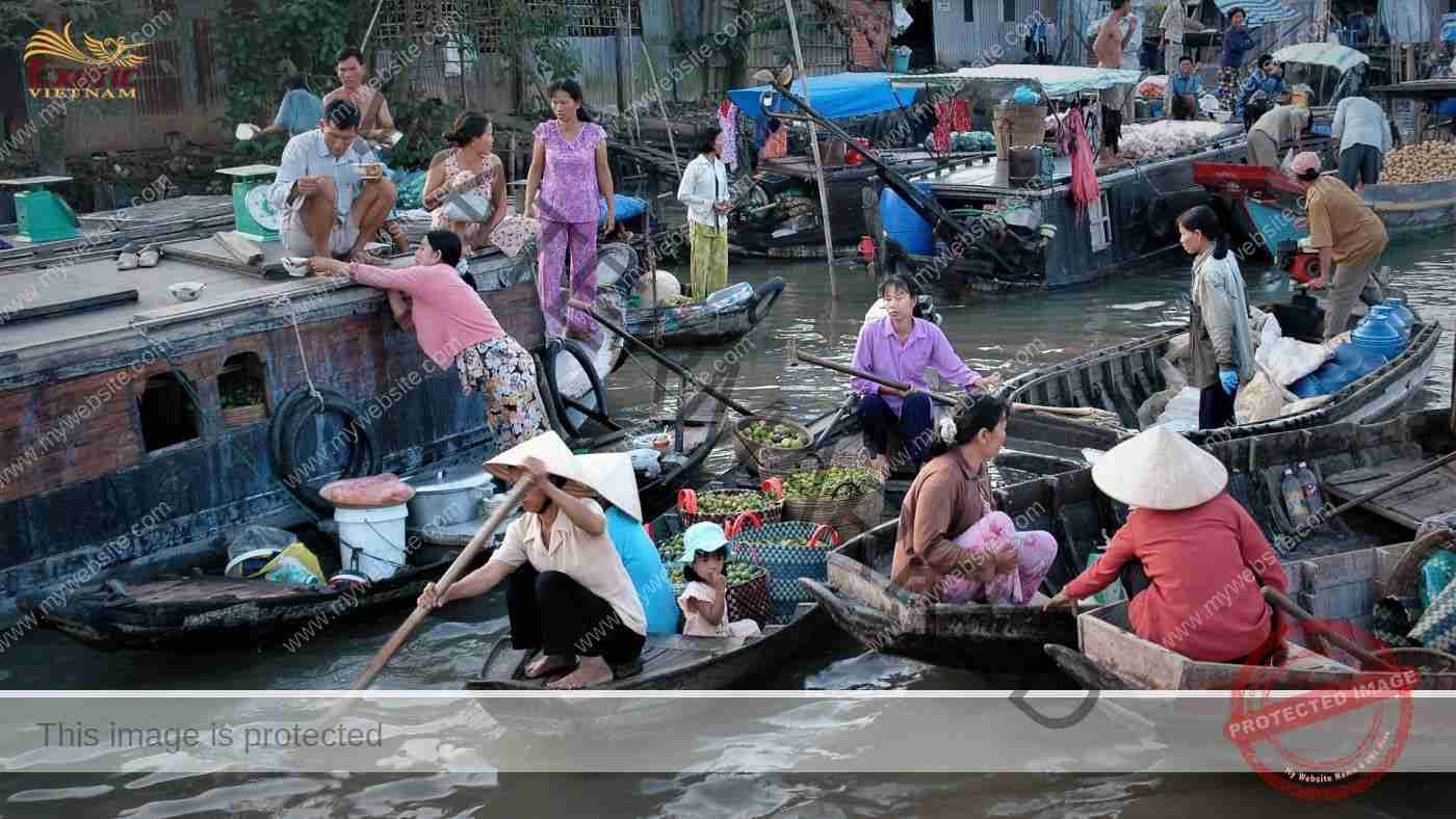 Team building in The Mekong Delta