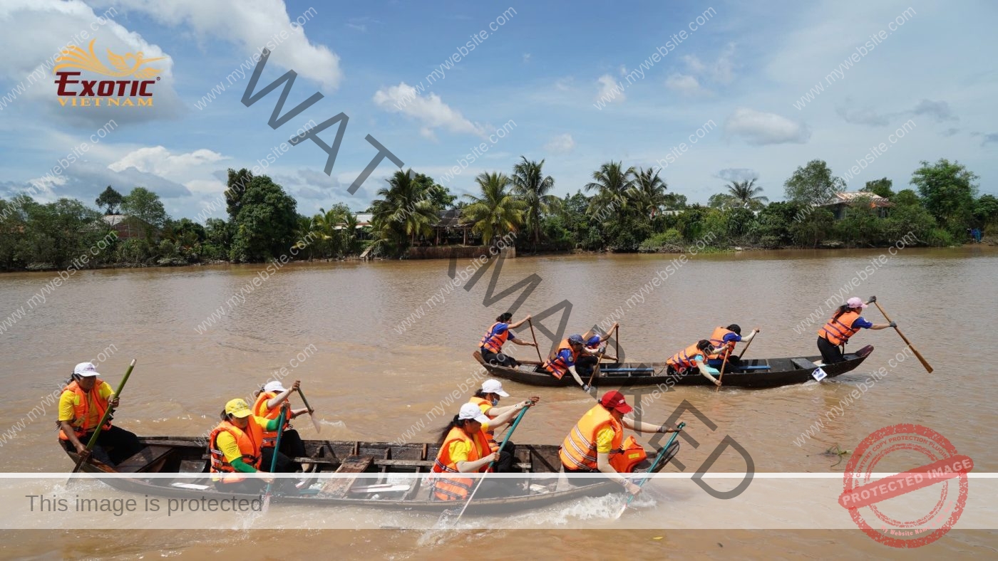 Team building in the Mekong Delta