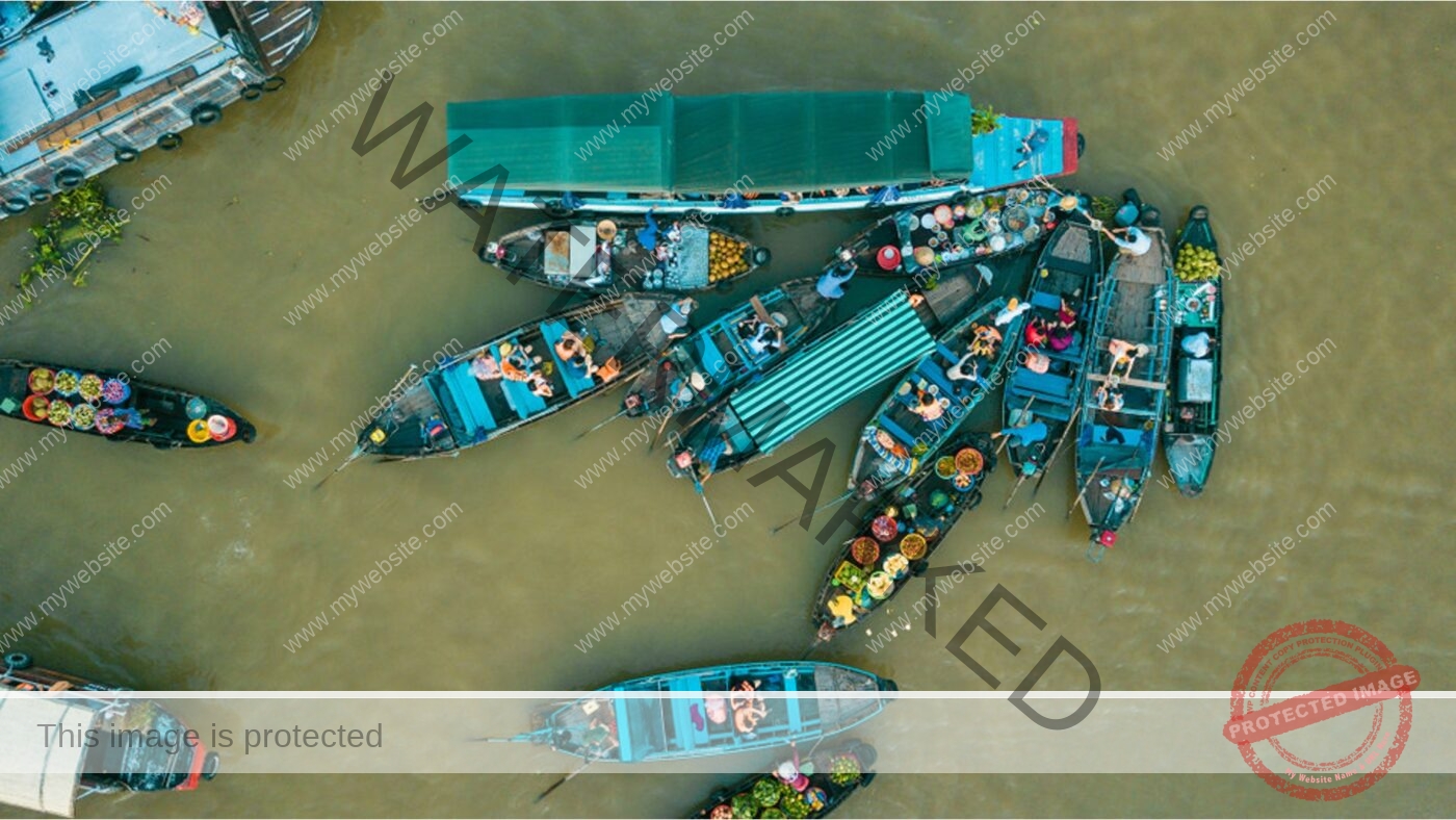 Team Building in Can Tho at Cai Rang Floating Market