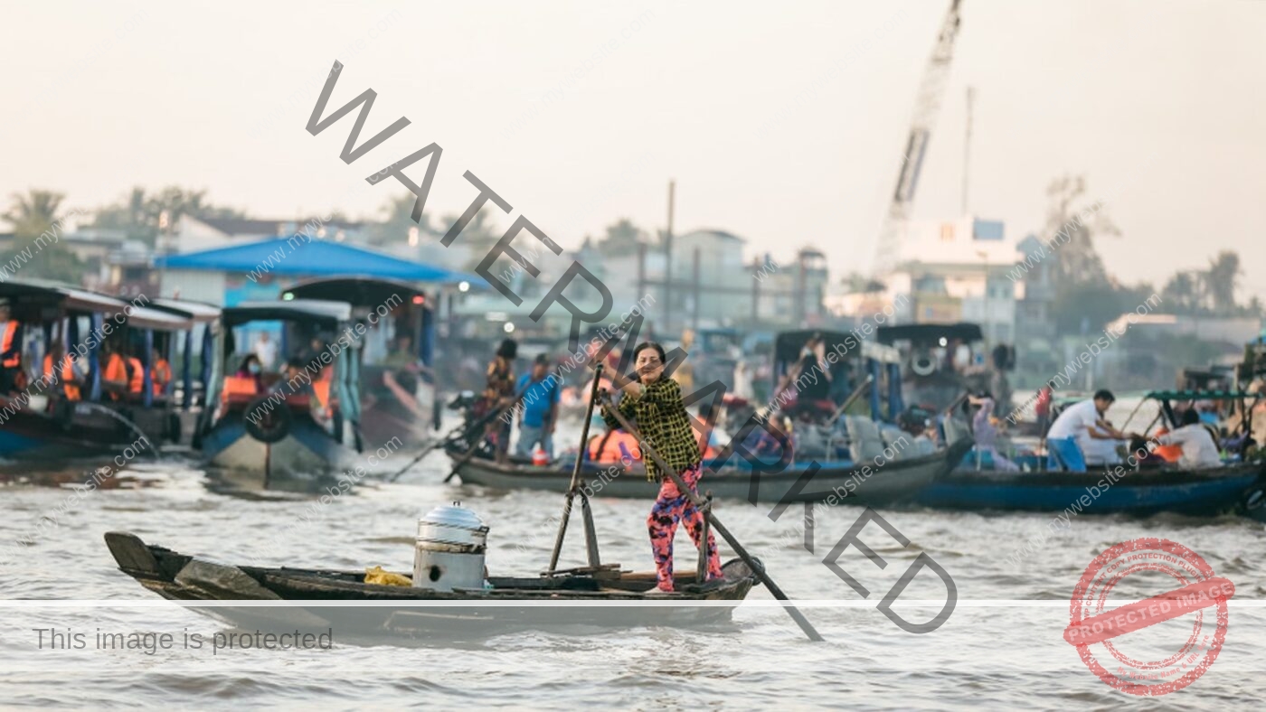 Team Building in Can Tho at Cai Rang Floating Market