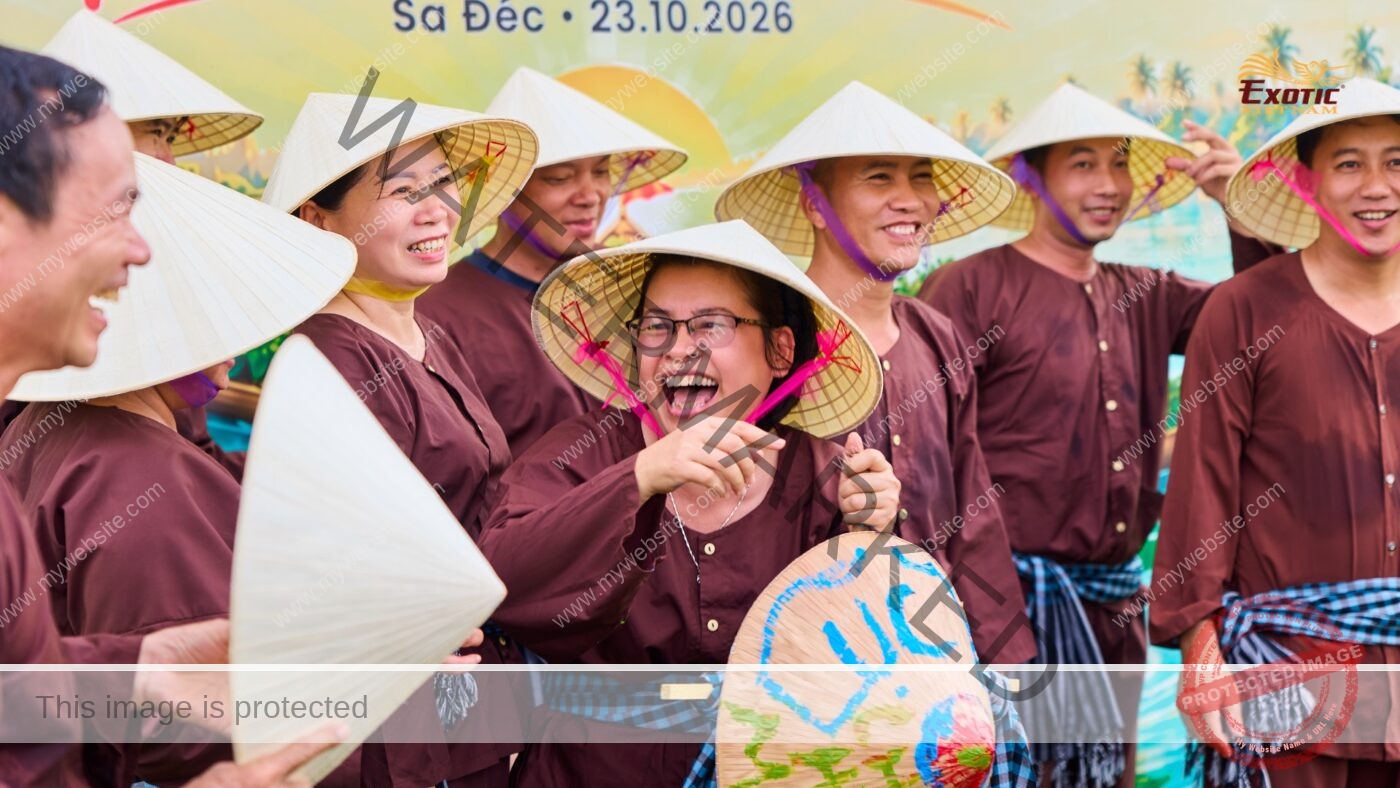 Team Building Doanh nghiệp tại làng hoa Sa Đéc